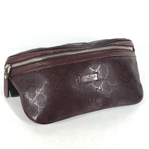 GUCCI Purple Leather Shoulder Bag - Picture 1 of 12